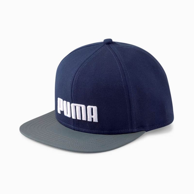 PUMA - Snapback Puma Flatbrim Azul