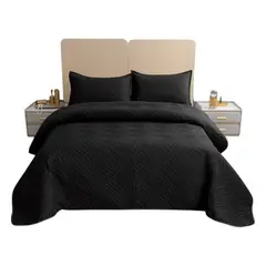 GENERICO - Cobertor De Verano 15 Plazas + 1 Funda Cubrecama 180x230cm Palo Rosa