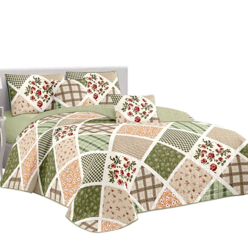GENERICO - Cubrecama De Verano King 250x270cm Colcha + 2 Fundas Cobertor