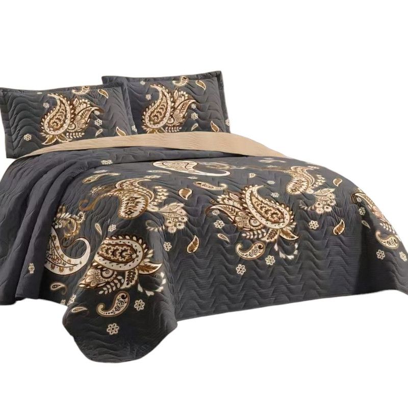 GENERICO - Cubrecama De Verano King 250x270cm Colcha + 2 Fundas Cobertor