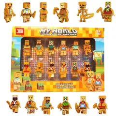 TIOZONEY - Minecraft Juguetes Figuras Armables Set Desierto