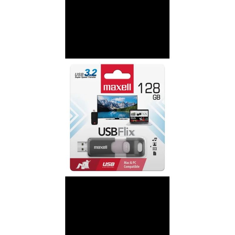MAXELL - PENDRIVE USB 3.2 USB FLIX 128GB MAXELL