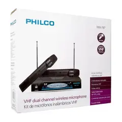 PHILCO - MICROFONOS INALAMBRICOS DUAL VHF PRO WM-787