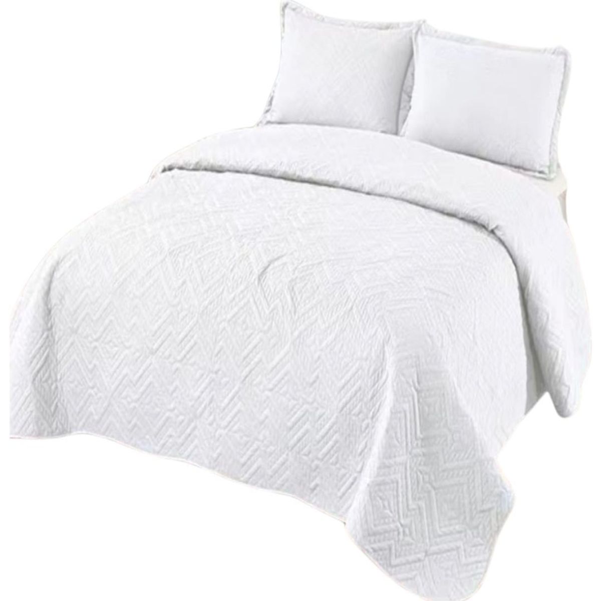 GENERICO - CUBRECAMAS DE VERANO QUILT REVERSIBLES 2 PLAZA