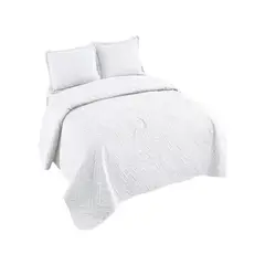 GENERICO - CUBRECAMAS DE VERANO QUILT REVERSIBLES SUPER KING