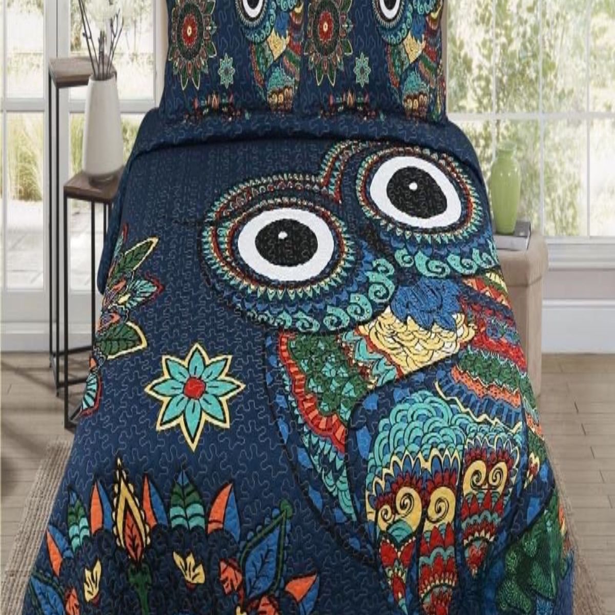 GENERICO - CUBRECAMAS DE VERANO QUILT 2 PLAZA