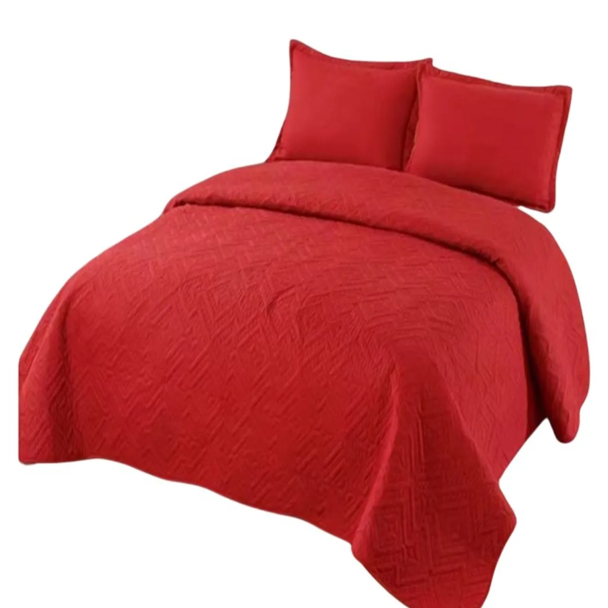 GENERICO - CUBRECAMAS DE VERANO QUILT REVERSIBLES 2 PLAZA