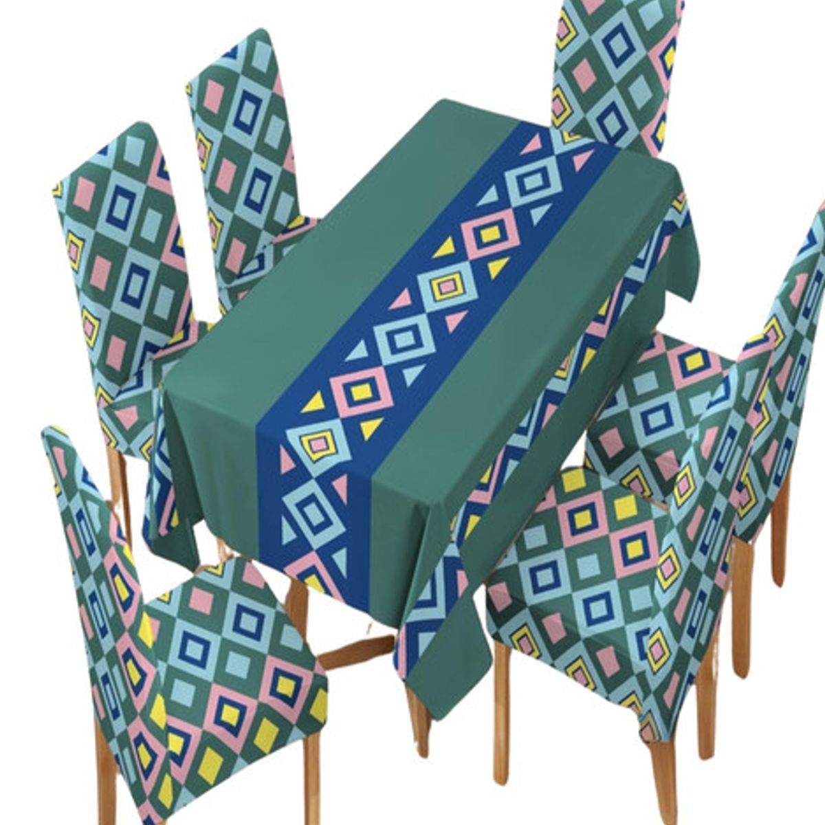 GENERICO - MANTEL MÁS 6 FUNDAS PARA SILLAS