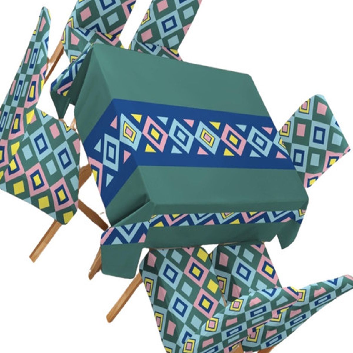 GENERICO - MANTEL MÁS 6 FUNDAS PARA SILLAS