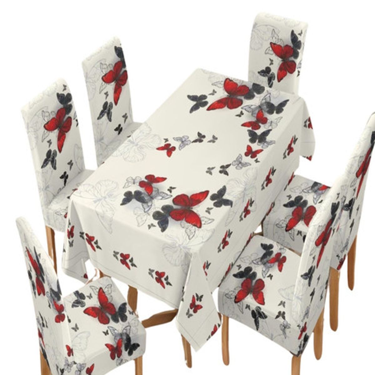GENERICO - MANTEL MÁS 6 FUNDAS PARA SILLAS