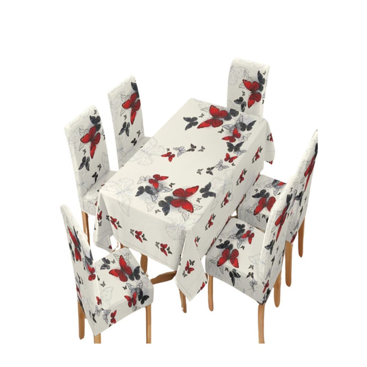 GENERICO - MANTEL MÁS 6 FUNDAS PARA SILLAS