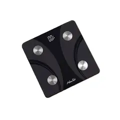 GENERICO - Balanza digital de baño hasta 180 kg bluetooth negra