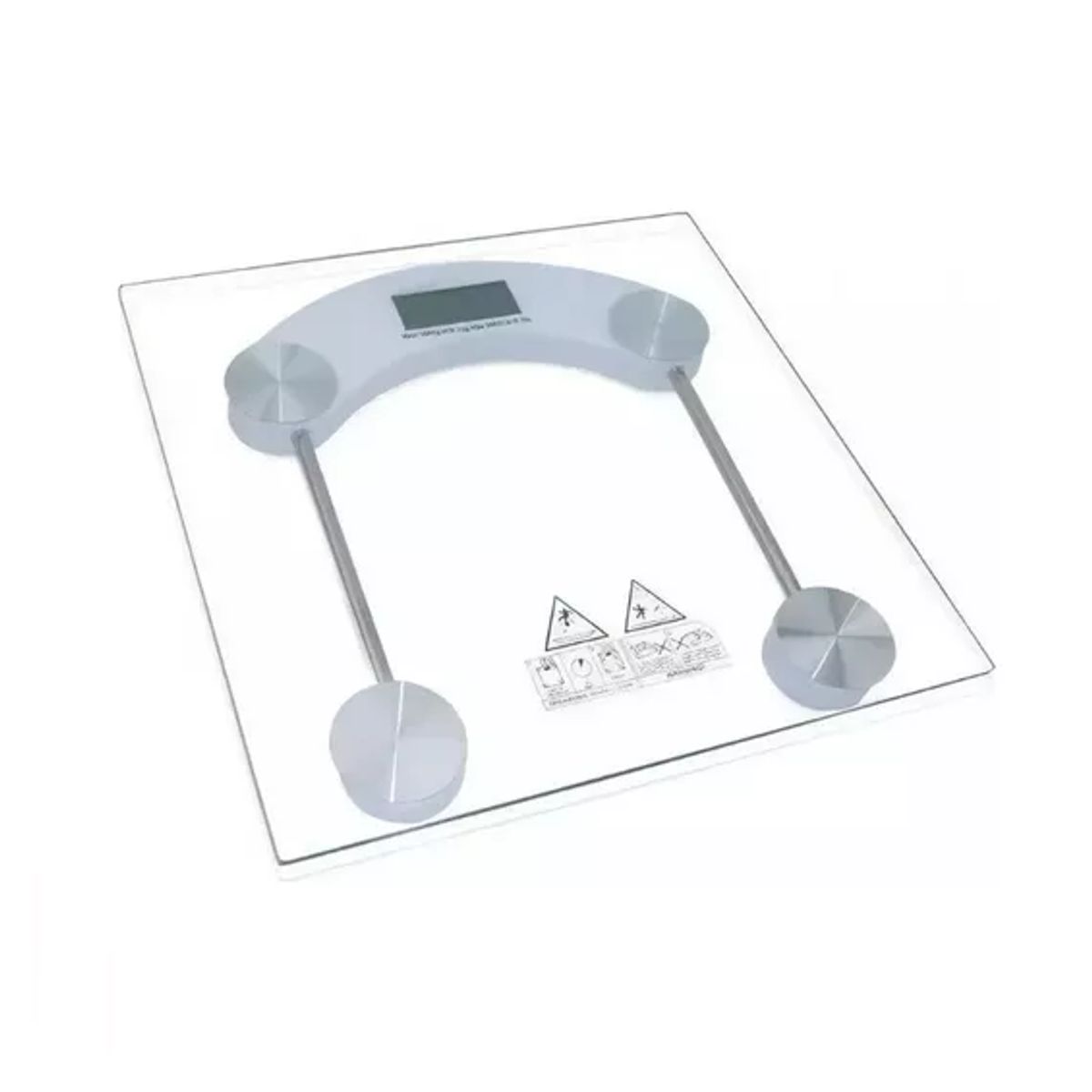 GENERICO - Balanza báscula corporal digital cristal pantalla LCD transparente