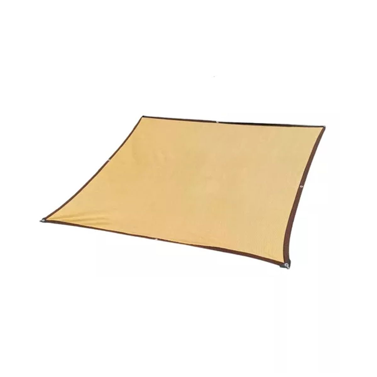 GENERICO - Toldo vela sombra rectangular para patio 4x5 mts beige