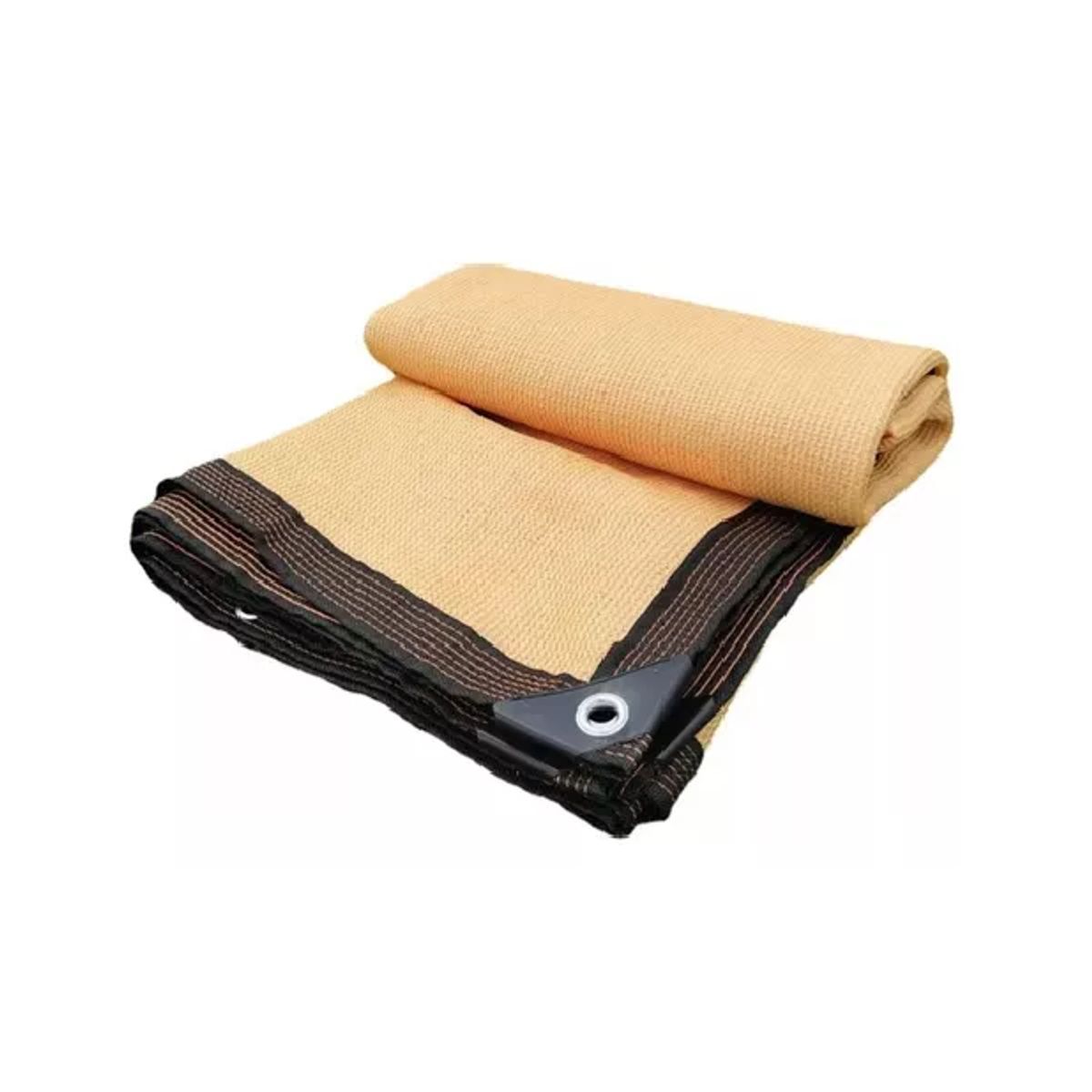 GENERICO - Toldo vela sombra 3x3 mts rectangular material beige