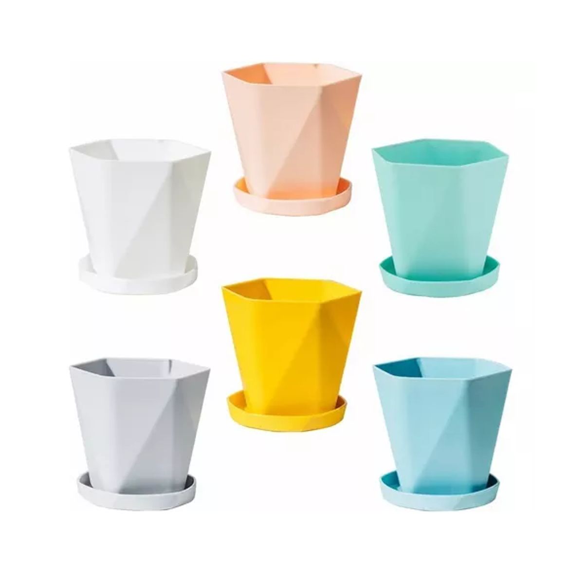 GENERICO - 6 Moldes para Jardineras Pequeñas Moldes para Plantas