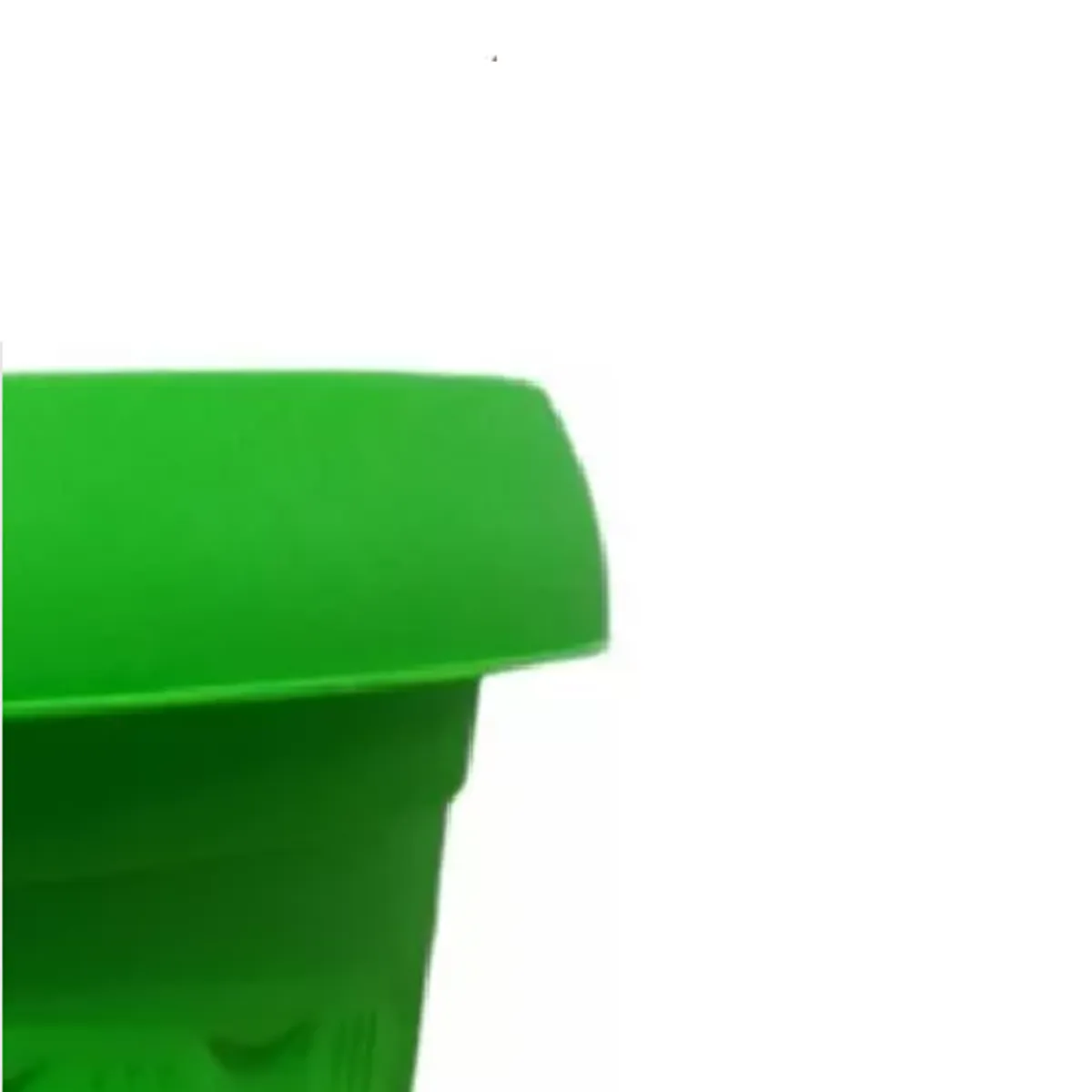 GENERICO - Macetero Redondo con Plato 30cm Verde Lima