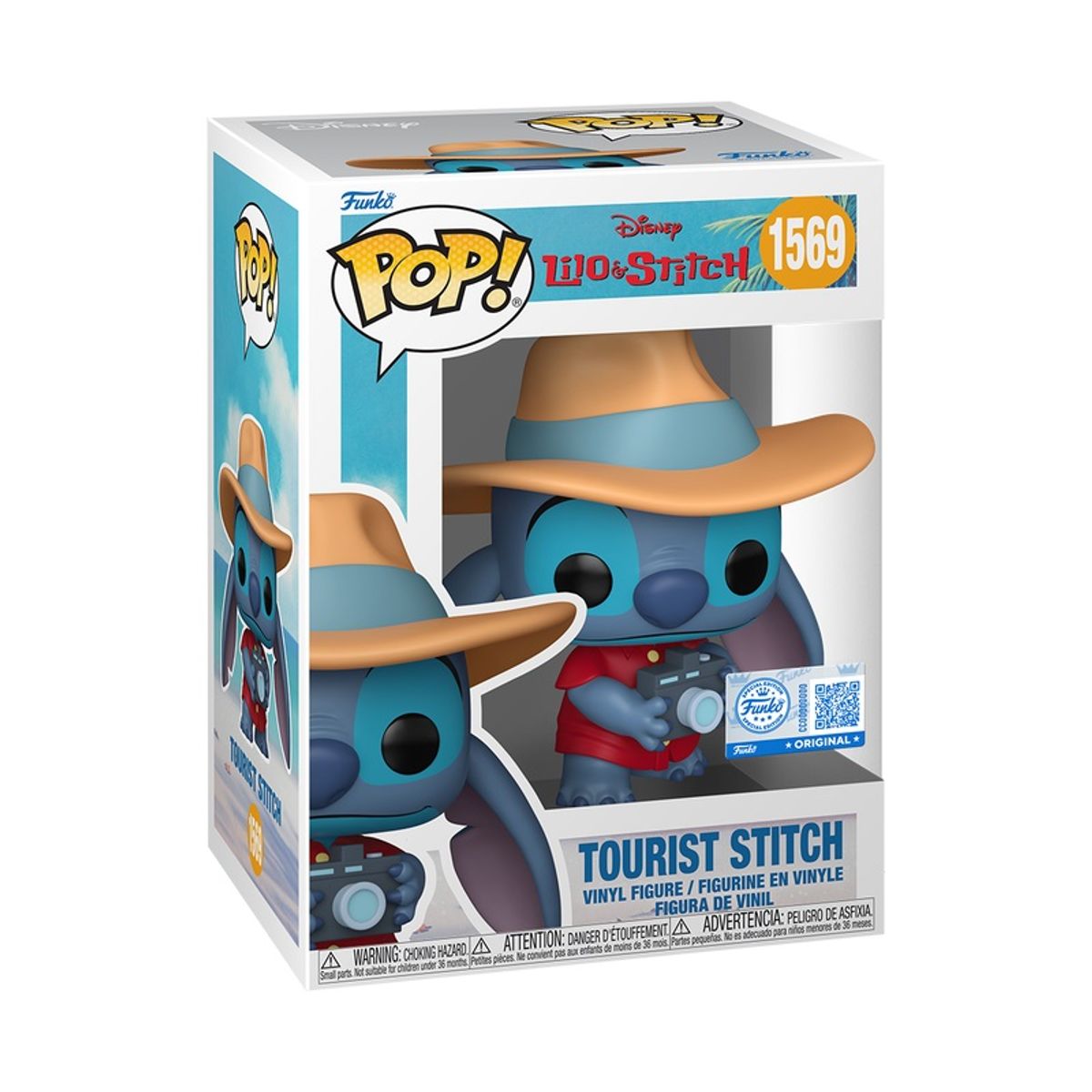FUNKO - Funko Pop Disney Stitch Turista 1569