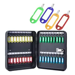 QUICK - Caja De Llaves Con Cerradura De Combinación Con 36 Llaveros