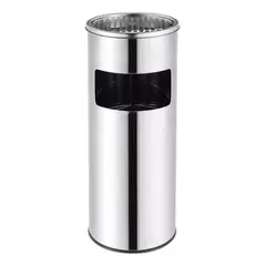 U BUY - Basurero Cenicero Circular Acero Inox 18 Litros