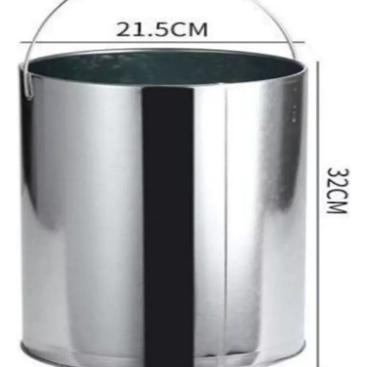 U BUY - Basurero Cenicero Circular Acero Inox 18 Litros