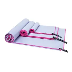 GENERICO - Toalla baño viaje microfibra secado rápido pcs negro