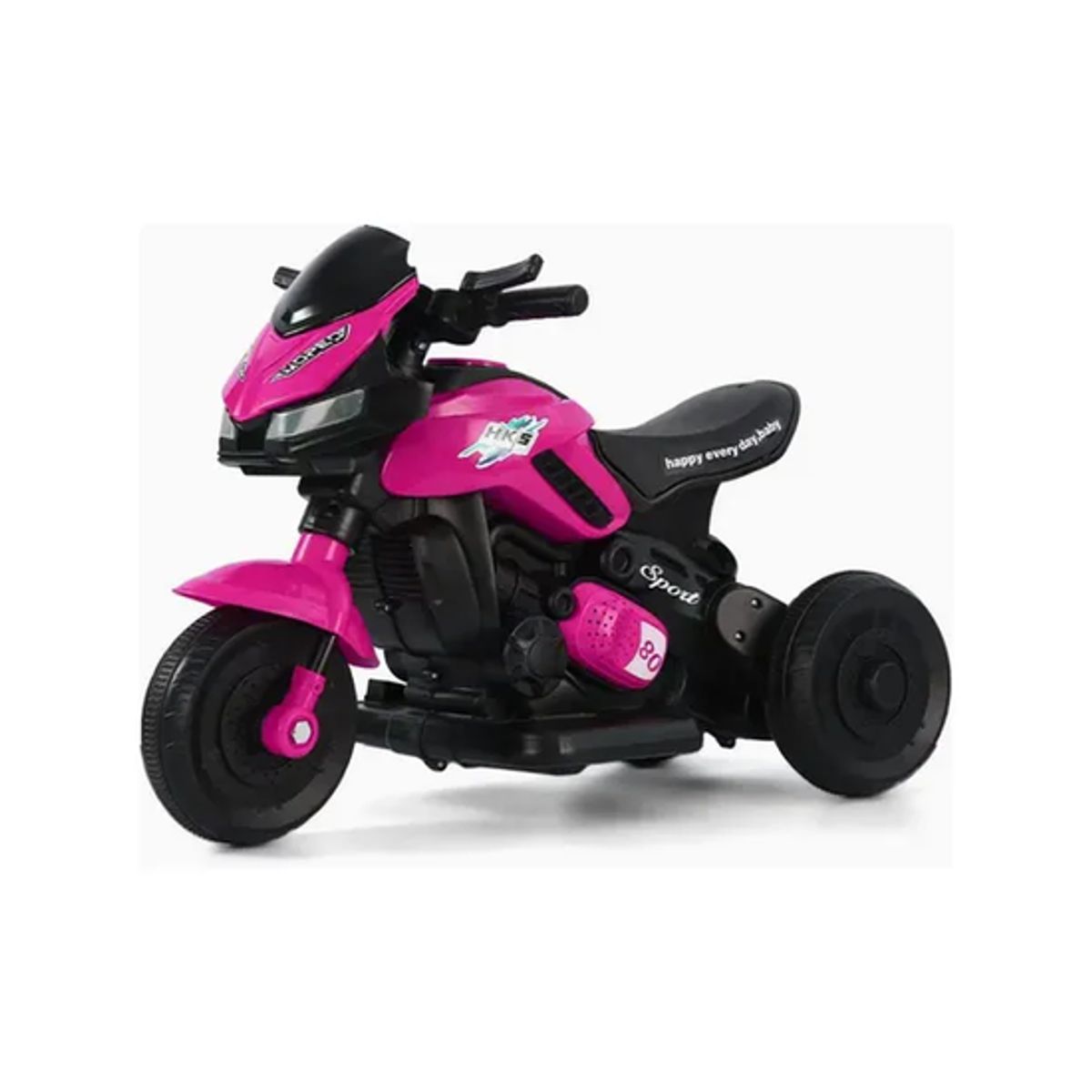 GENERICO - Moto cochecito juguete niños color rosa