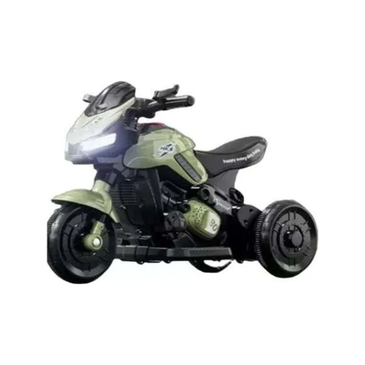 GENERICO - Moto cochecito juguete niños color verde