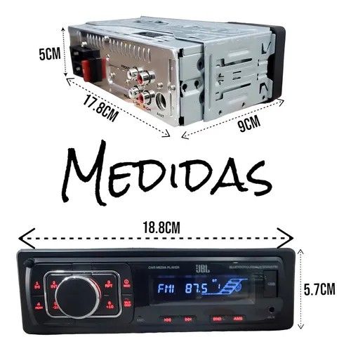 RADIO PARA AUTO CELEBRITY 150 1 DIN BLUETOOTH