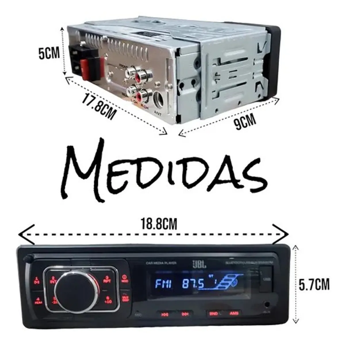 JBL - RADIO PARA AUTO CELEBRITY 150 JBL 1 DIN BLUETOOTH