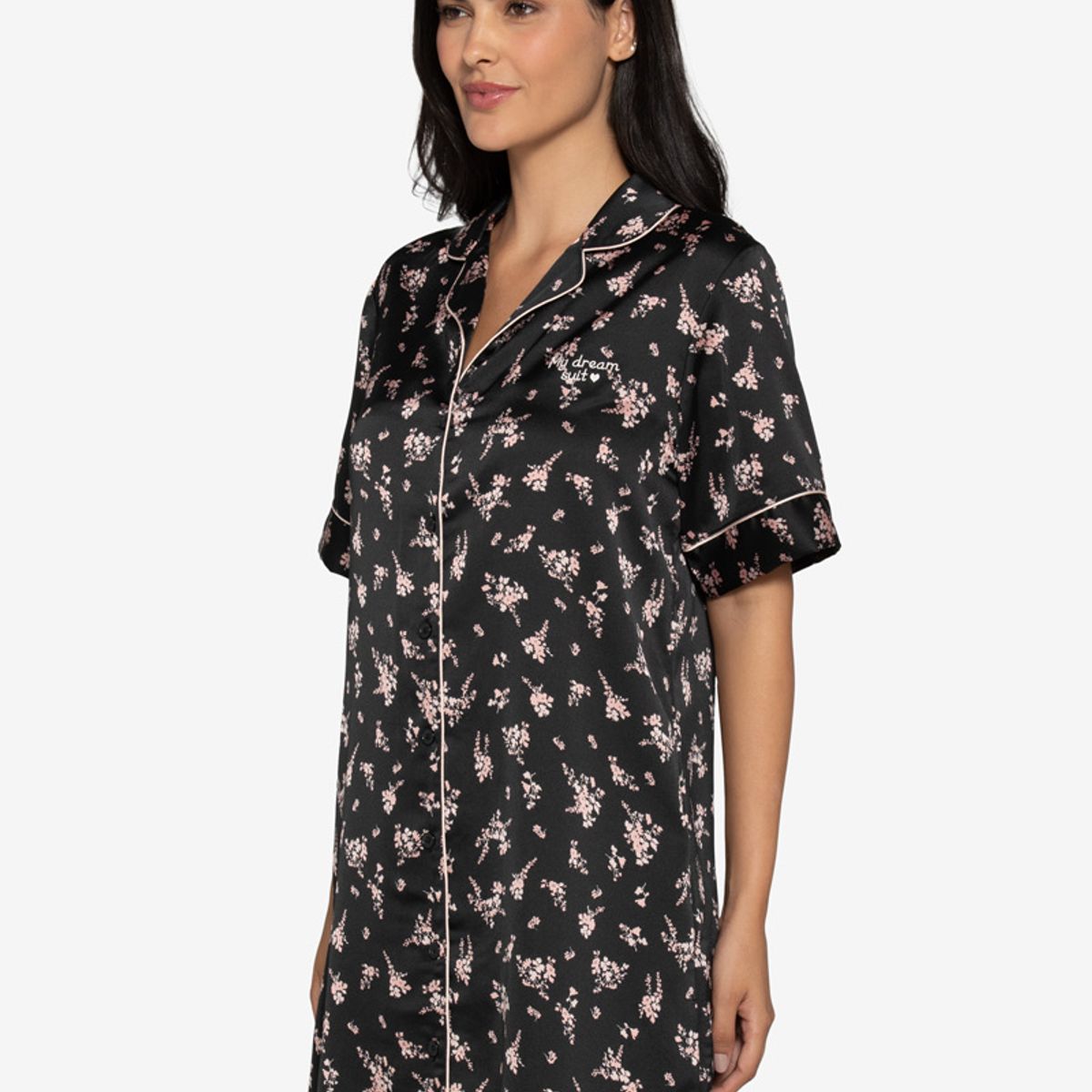 LADY GENNY - Camisola Satín Mujer Con Diseños