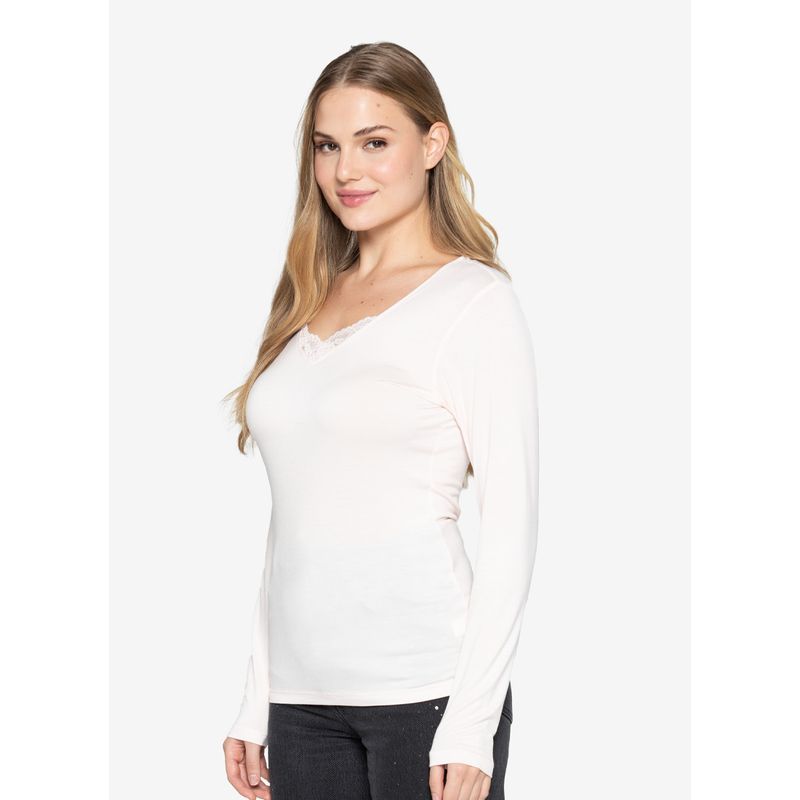 LADY GENNY - Camiseta Mujer Manga Larga Modal