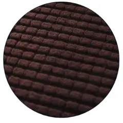 GENERICO - Funda De Sillon Tela Elasticada Cuadrille 3 Cuerpos Sofa Café Oscuro