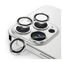JOIGO - Protector Metalizado Para Camara De iPhone 16 Pro/16 Pro Max Plateado