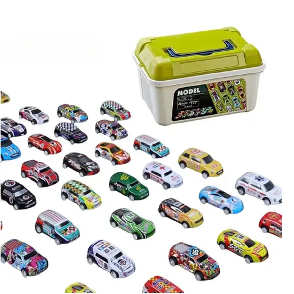 GENERICO - Juguete 30 autos para niños con cajas multicolor