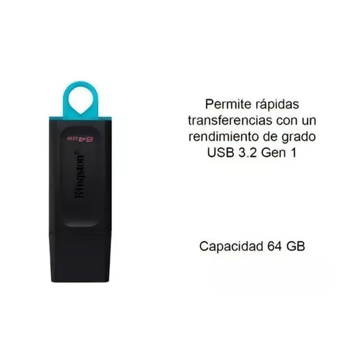 KINGSTON - Pendrive Kingston Datatraveler Exodia DTX64 64GB USB 32 Gen