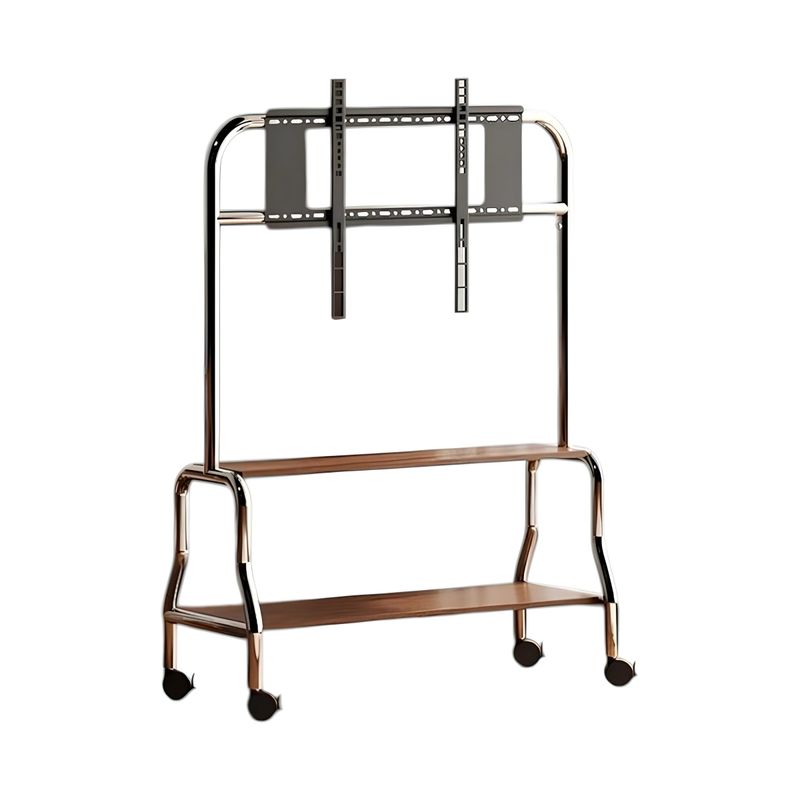 LUBABYCAS - Soporte TV Rack Pedestal 40”-75” Ruedas Doble Almacenamiento