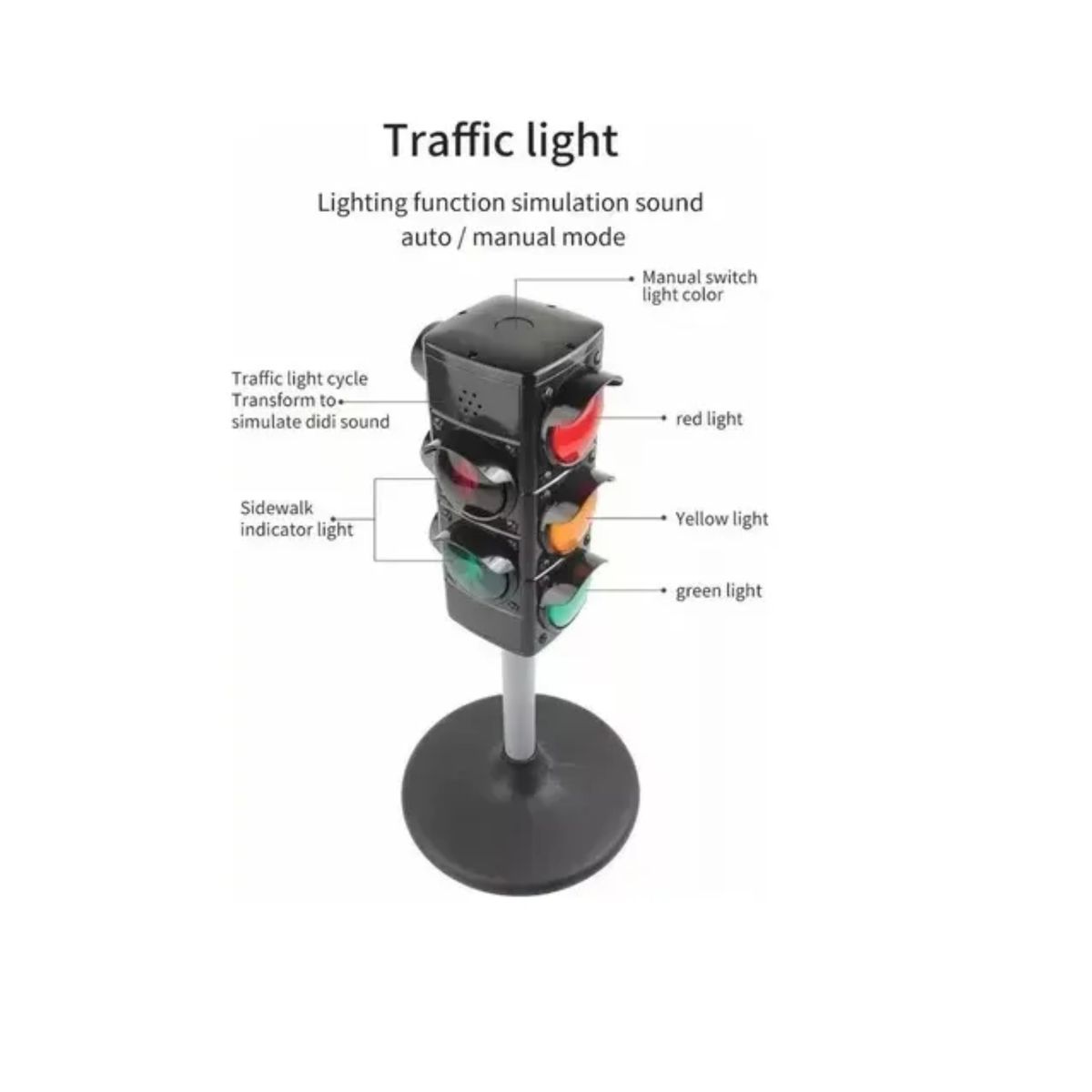 GENERICO - Juguete Juego De Simulación Semáforo Luz Para Niños