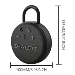 DECORACION CREATIVA - Zealot S77 Parlante Portatil compacto refuerzo de graves 8h 10w