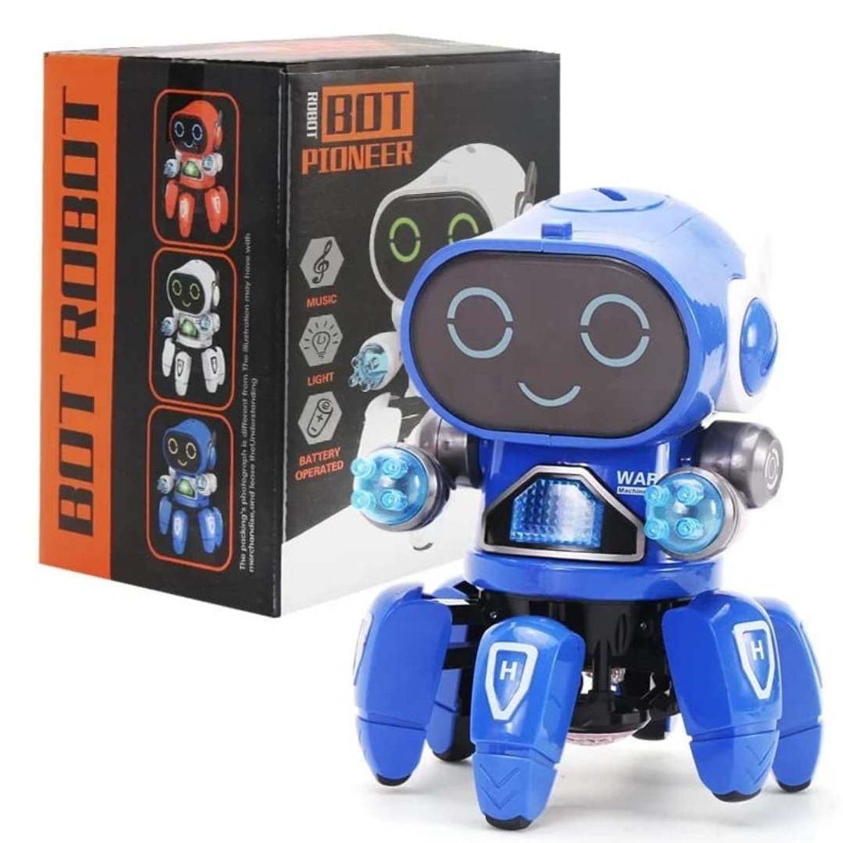 GENERICO - Robot Mascota Musical Bailarín con Luces LED
