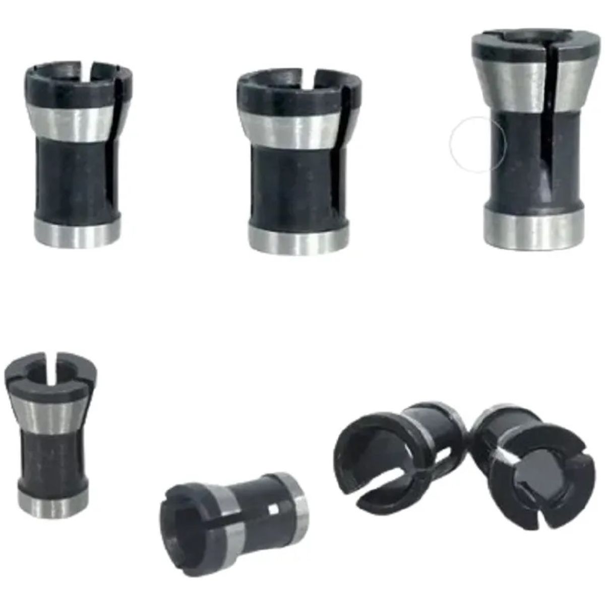 GENERICO - Adaptador Fresa Madera ¼ 8mm Y 6mm Extención Router De ¼