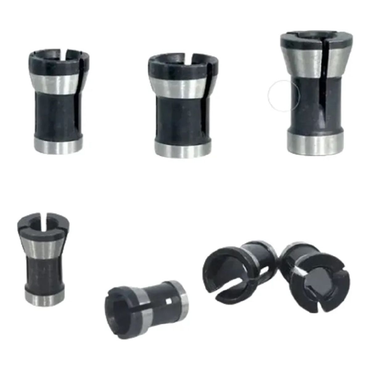 GENERICO - Adaptador Fresa Madera ¼ 8mm Y 6mm Extención Router De ¼