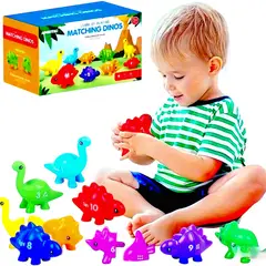 GENERICO - Juguete Dinosaurios Combinación De Números Jugando aprendo
