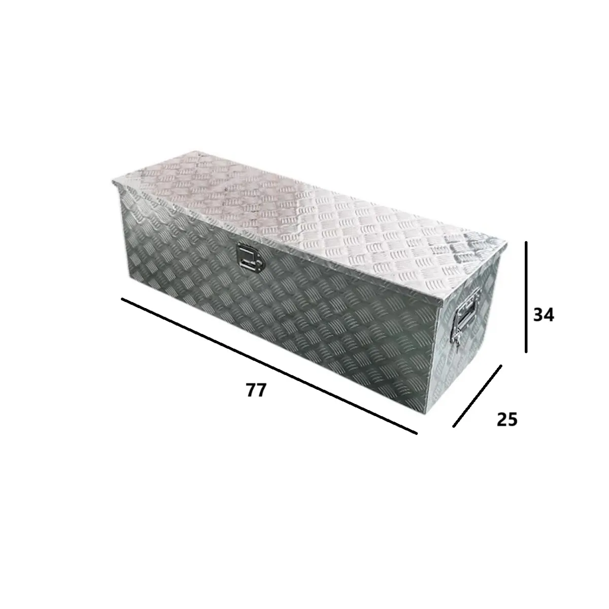 GENERICO - Caja Metálica Organizadora para Camionetas 76x33x25 cm
