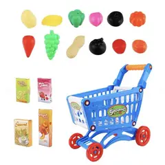 GENERICO - Carrito Supermercado y Productos Compras Juguete