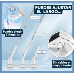 MOVI - CEPILLO INALAMBRICO DE LIMPIEZA 9 EN 1