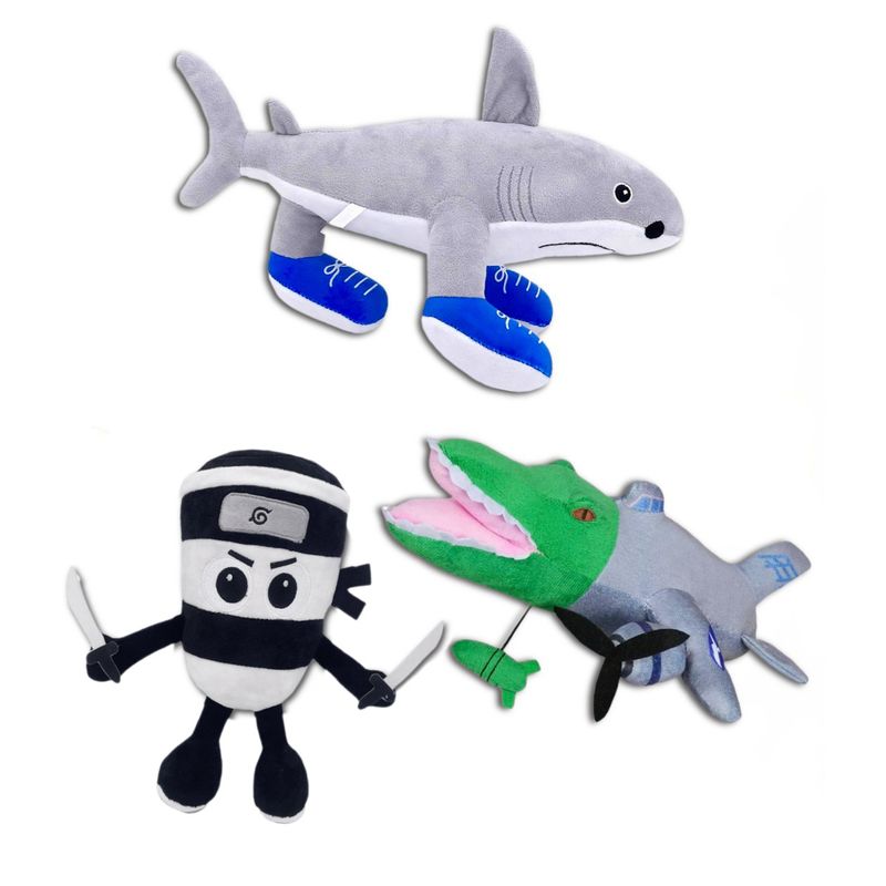 GENERICO - Peluches Tralalero Tralala Capuchino Asesino Y Bombardino