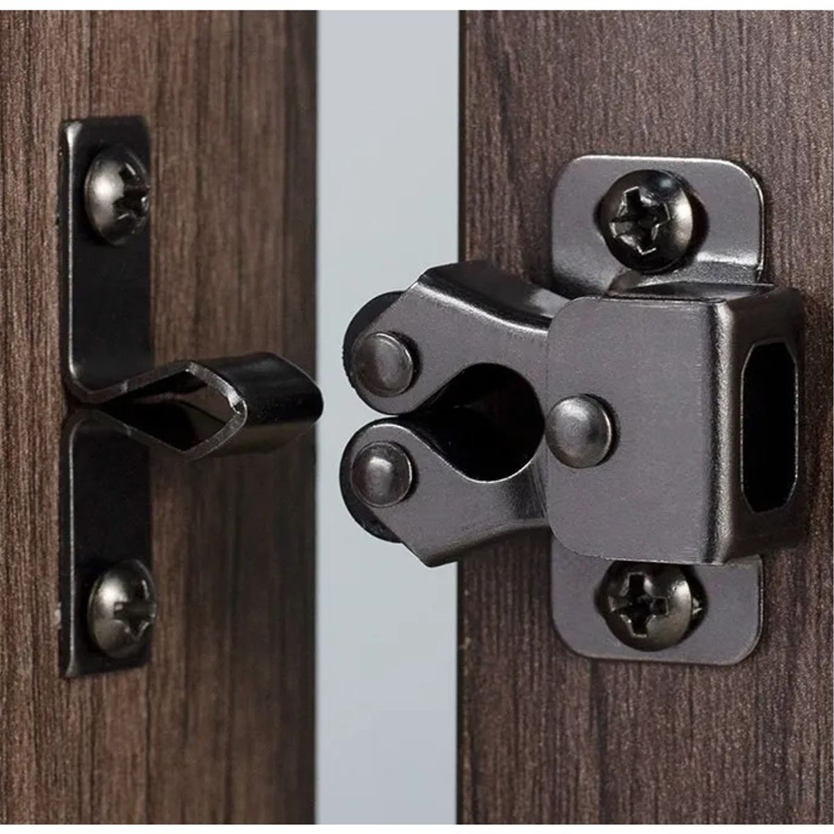 GENERICO - Retenedor Sujetador Cangrejo Puerta Mueble Bronce