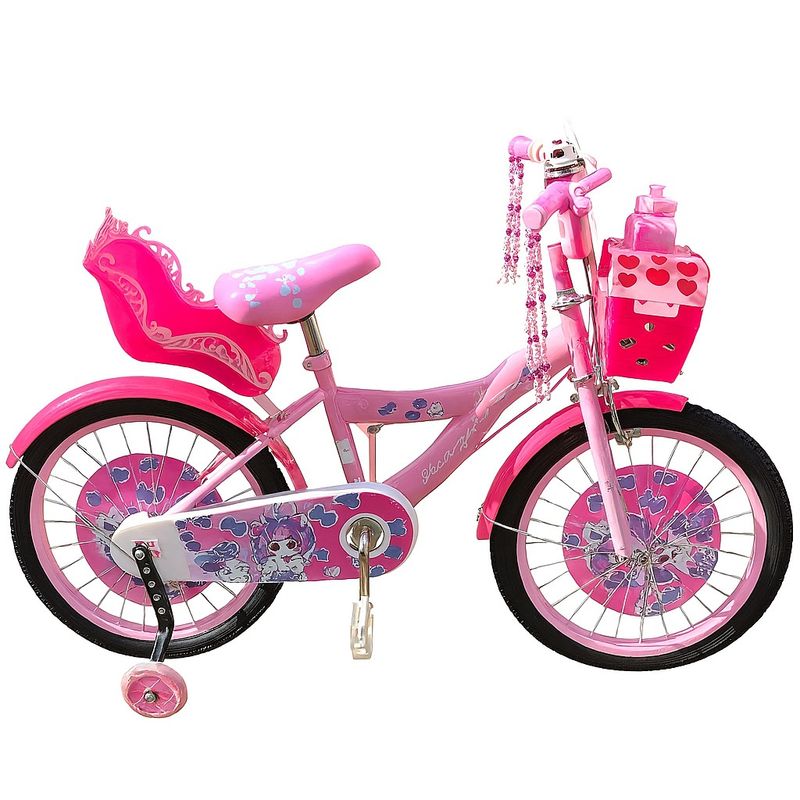 GENERICO - Bicicleta Infantil con Ruedas de Seguridad Aro 20 Niña