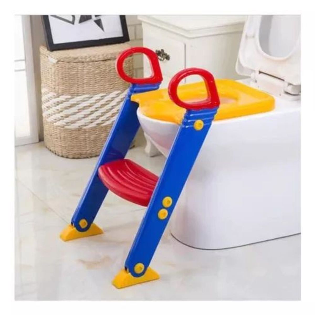 GENERICO - ADAPTADOR DE WC CON ESCALERA PARA NIÑOS